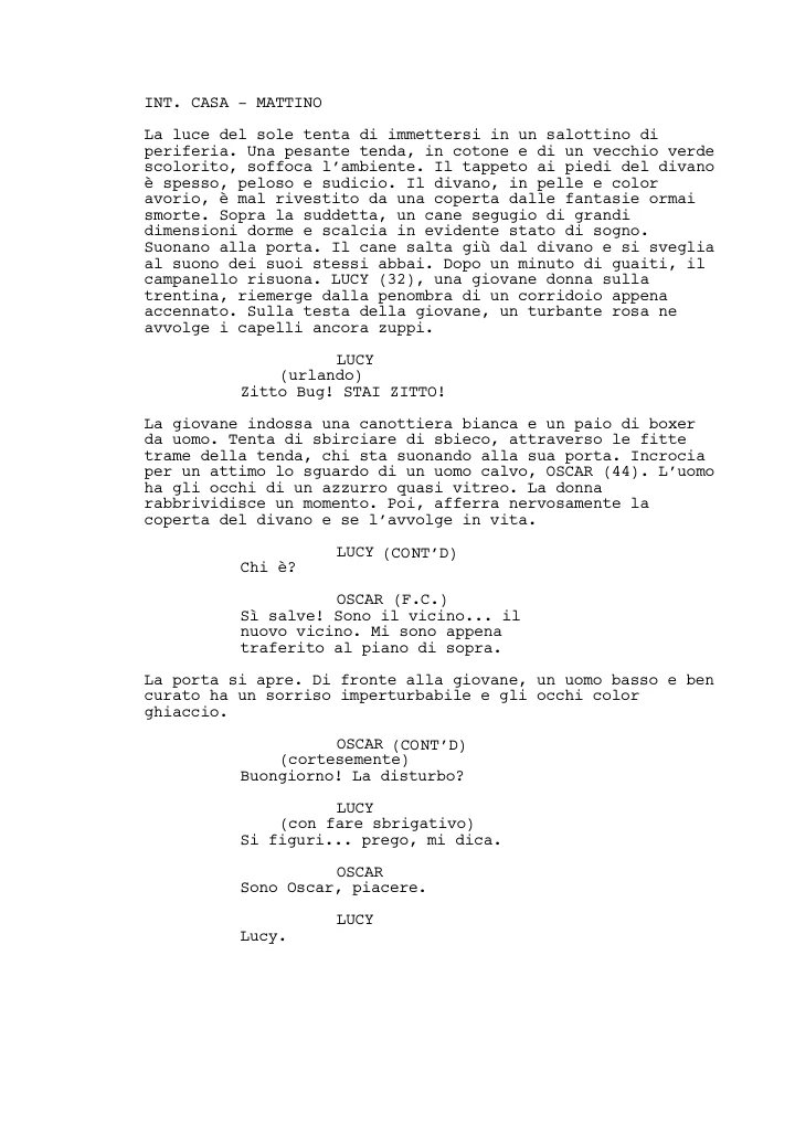 Una pagina da Bug